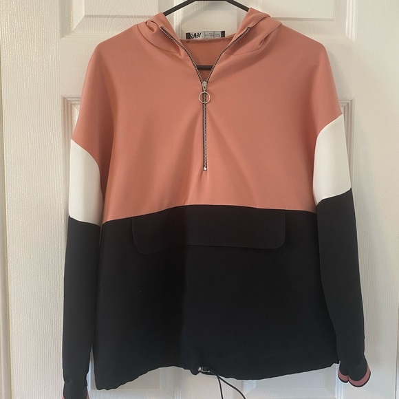 Zara Pink And Black Tracksuit on Sale 